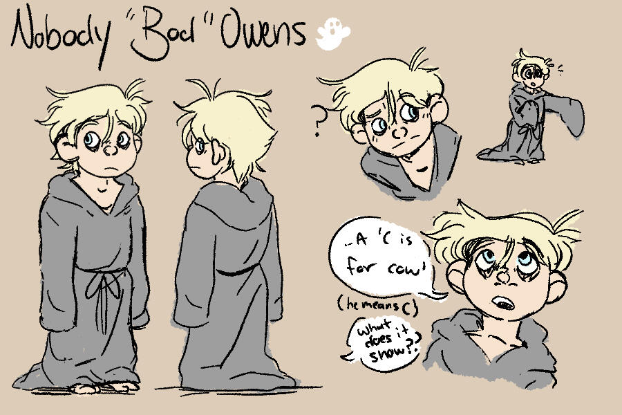Nobody Owens Character Concept, 'The Graveyard Book'(2022)